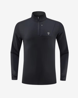 1/4 Zip Pull - “Wind Polar” Noir / XS