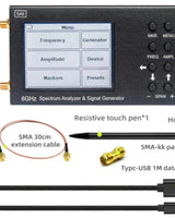 Analyseur de Spectre Portable 6GHz - Haute Précision SA6 only