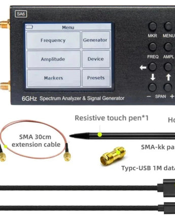 Analyseur de Spectre Portable 6GHz - Haute Précision SA6 only