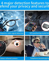 Détecteur de caméra de surveillance anti-surveillance anti-sneak, positionnement GPS, suivi, EAU sans fil, nouveau, 2023