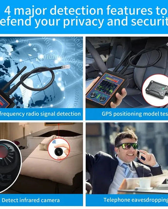 Détecteur de caméra de surveillance anti-surveillance anti-sneak, positionnement GPS, suivi, EAU sans fil, nouveau, 2023