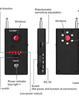 Détecteurs de Caméra - Protection Anti-Espion Efficace CC308