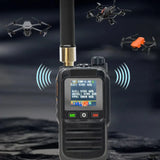 Drone Detector 3 language Handheld 30MHz-6.4GHz Ultra large gamme batterie 6000mah intégrée pour divers UAV Détection précise