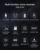 Enregistreur Micro Espion - Discret et Haute Qualité Audio Recorder / < 1GB