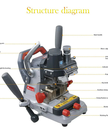 Machine de Découpage de Clés Laser - Haute Précision