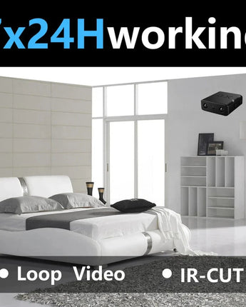 Mini caméra nounou 1920x1080P, caméscope de sécurité domestique, Vision nocturne infrarouge, détection de mouvement, prise en charge de la carte TF jusqu'à 32 go, Micro caméra