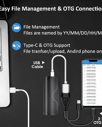 Mini enregistreur Audio numérique, stylo USB professionnel, réduction du bruit activée par la voix, enregistrement Dictaphone, stylo enregistreur Audio longue durée