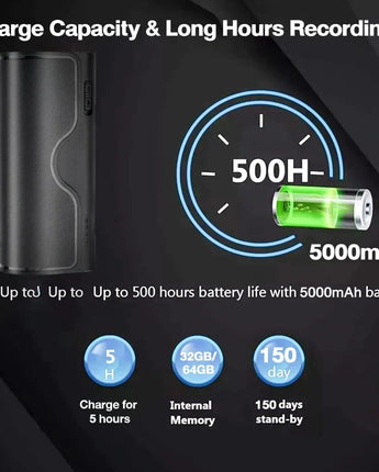 Mini enregistreur Audio numérique, stylo USB professionnel, réduction du bruit activée par la voix, enregistrement Dictaphone, stylo enregistreur Audio longue durée