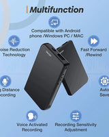 Mini enregistreur vocal numérique discret pour enfants, petit enregistreur vocal, audio GNE dans Ao.com, 72 Go Black / CHINA / 64 GO