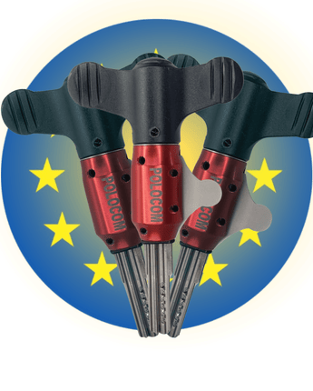 Pack Topolino Europe – 11 outils pour serrures courantes