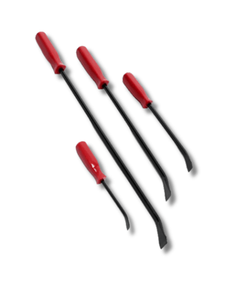 Pied de Biche Outillage - Set de 4 Fers à Levier Robustes