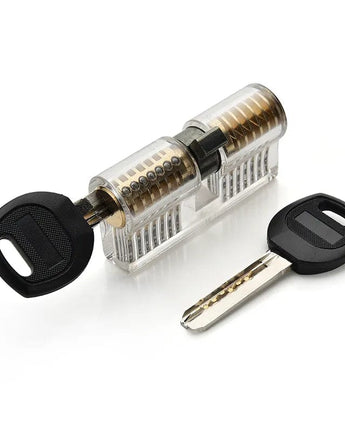 Serrure transparente - Apprenez à crocheter facilement