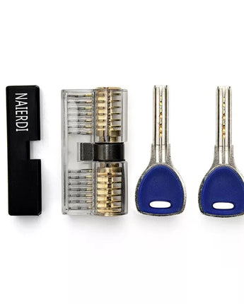 Serrure transparente - Apprenez à crocheter facilement