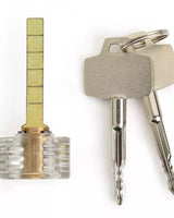 Serrure transparente - Apprenez à crocheter facilement En Croix