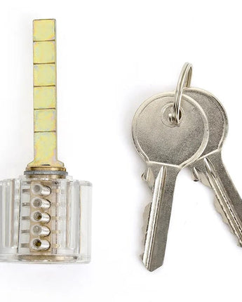 Serrure transparente - Apprenez à crocheter facilement Rond