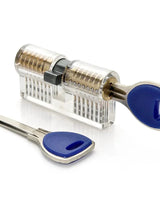 Serrure transparente - Apprenez à crocheter facilement Vertical