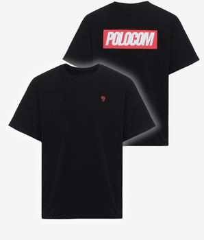 T-shirt Oversize Polocom Noir / XS